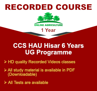 CCS HAU Hisar 6 Years  UG Programme 
