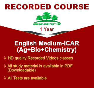 English Medium-ICAR (Ag+Bio+Chemistry)