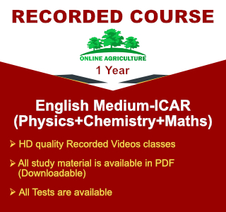 English Medium-ICAR (Physics+Chemistry+Maths)