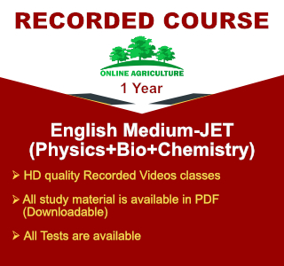 English Medium-JET (Physics+Bio+Chemistry)